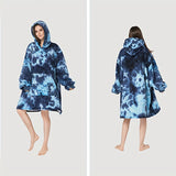 1pc Wearable Blanket Hoodie, Oversized Sherpa Hooded As Birthday Gifts For Mom Women Girlfriend Men, Cozy Sweatshirt With Giant Pocket