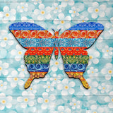 Quilted Butterfly Easter  Door Decor by G. DeBrekht - Easter Spring Decor - 8198718H