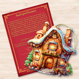 Fairy Tale House Wooden Ornaments by G. Debrekht - Christmas Decor - 8100191-1