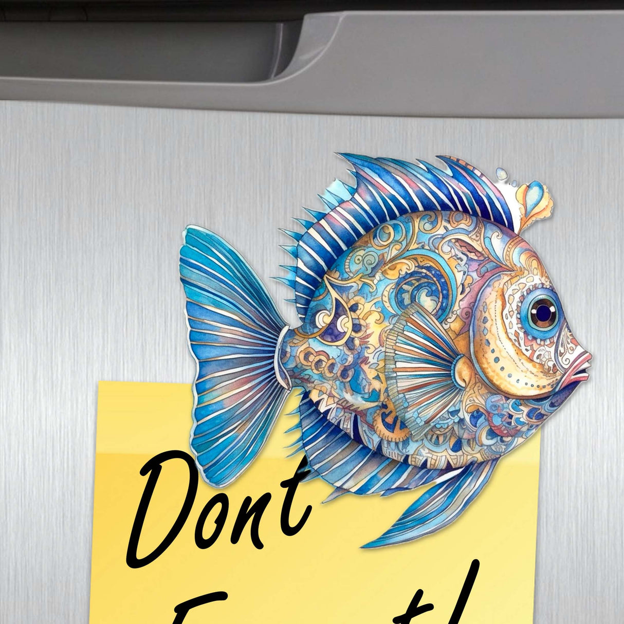 Ocean Crew Decorative Wooden Magnets Set of 6 by G. Debrekht - Coastal Decor - 8090065G-S6