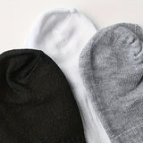 5 pares de calcetines unisex con letras estampadas, elegantes y transpirables, de corte bajo, para mujer.