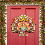 Decoración navideña de pavo de Acción de Gracias para la puerta por G. Debrekht - Decoración de Halloween para Acción de Gracias - 8611055H
