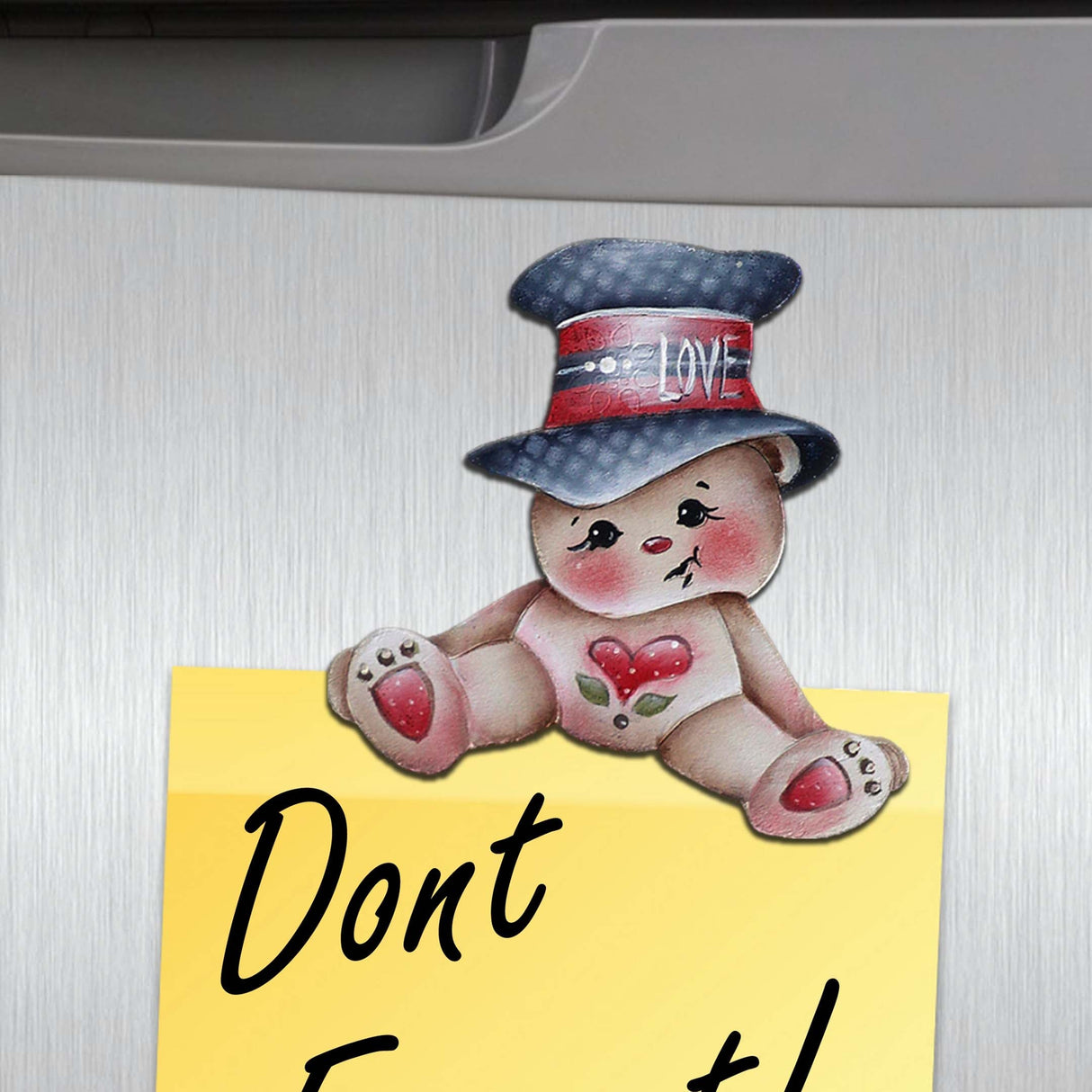 Big Hat Brigade Decorative Wooden Magnets Set of 6 by Jamie Mills-Price - Christmas Decor - 8090046G-S6