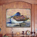 Arte mural costero de madera Sowell Seagal de Nature Wonders - Decoración costera con vida marina - 95326B