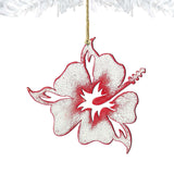 Adornos rústicos de madera con flores de hibisco de Nature Wonders - Decoración infantil para el hogar - 8198421