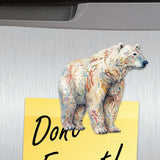 Bear Parade Decorative Wooden Magnets Set of 6 by G. Debrekht - Wildlife Decor - 8090106G-S6