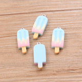 DIY Resin Gradient Popsicle Stick Pendant