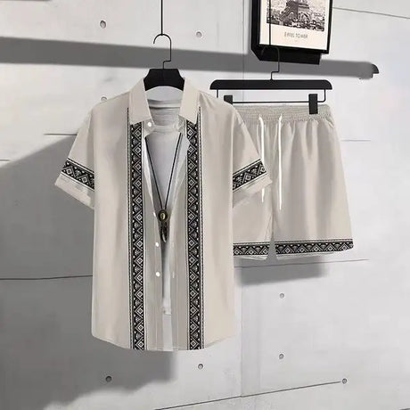 Fashion 3D Digital Printing Hawaiian Vacation Shirt Shorts - Lootquake
