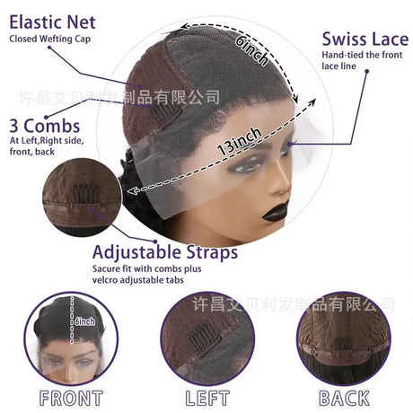 13x6 Front Lace Body Wave Lace Front Wig Human Hair - Lootquake