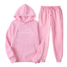 Men's And Women's Fleece-lined Sweater Suit Autumn And Winter Heart Figure Hoodie - Lootquake