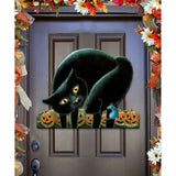 Decoración de Halloween para puerta con truco o trato de Laura Seeley - Decoración de Halloween para Acción de Gracias - 8512056H