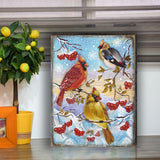 Cardinal Wood Art Wooden Wall Art by Nature Wonders - Nature Wildlife Decor - 95223B