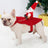 Dog Christmas Clothes Santa Claus Riding Deer - Lootquake