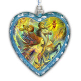 Christmas Night Glass Ornament Limited Edition by Strelkina at G. DeBrekht - Christmas Decor - 738-087-ST