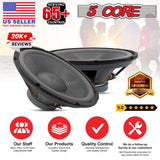 5Core Max Bass 15 Inch Subwoofer 450W 4Ohm