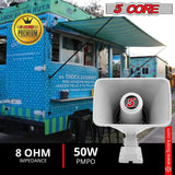 5Core Universal PA Horn Speaker 50W 6x4