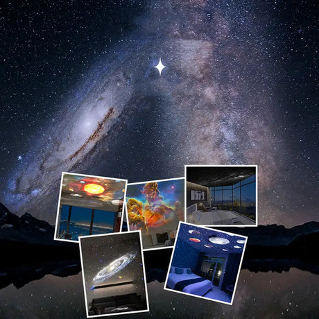 Night Light Galaxy Projector Starry Sky Projector 360 Rotate Planetarium Lamp For Kids Bedroom Valentines Day Gift Wedding Deco - Lootquake
