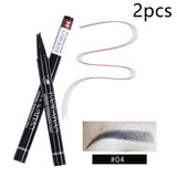 Four-Head Liquid Tattoo Eyebrow Pencil