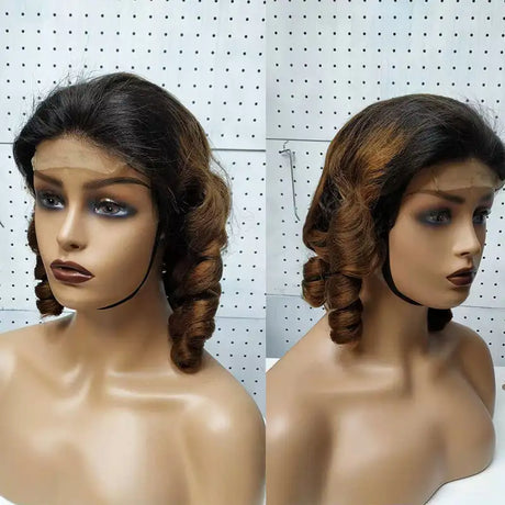 Double Drawn Funmi Hair Wigs  Lace Wig Spring Curly - Lootquake