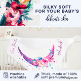 Extra Large Moon Baby Calendar Blanket - Oversized Soft Photography Prop for Girls First Year Milestones, Capturing Precious Moments with Adorable Monthly Themes - Perfect Festive Occasion Gift for Christmas, Halloween, Thank
