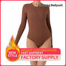 Women's Fashion Simple Solid Color Bodysuit - Lootquake