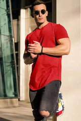 Men's Casual Short-sleeved Sports Fitness T-shirt - Lootquake