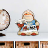 Northern Light Santa Holiday Door Decor by G. DeBrekht - Christmas Decor - 8151844H