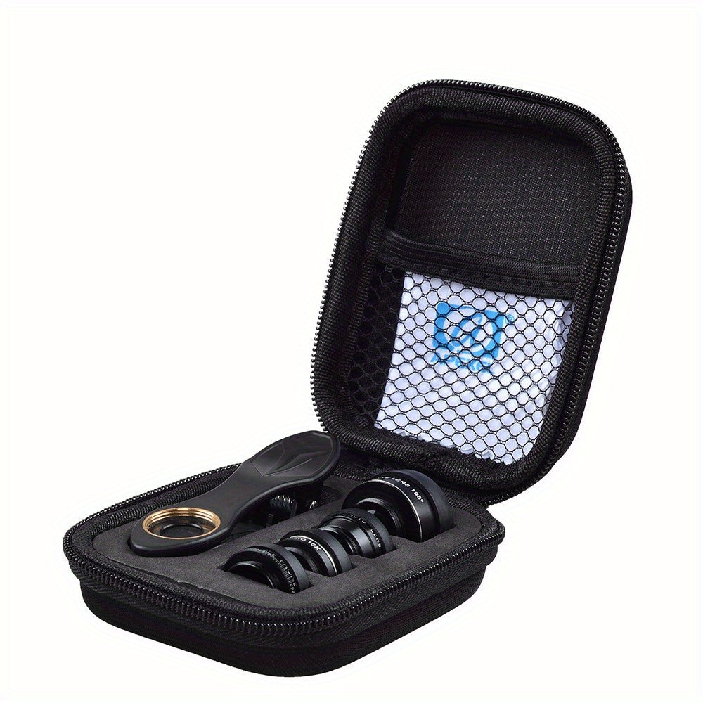 [Lente de cámara HD 5 en 1] Kit de lentes de cámara HD 5 en 1