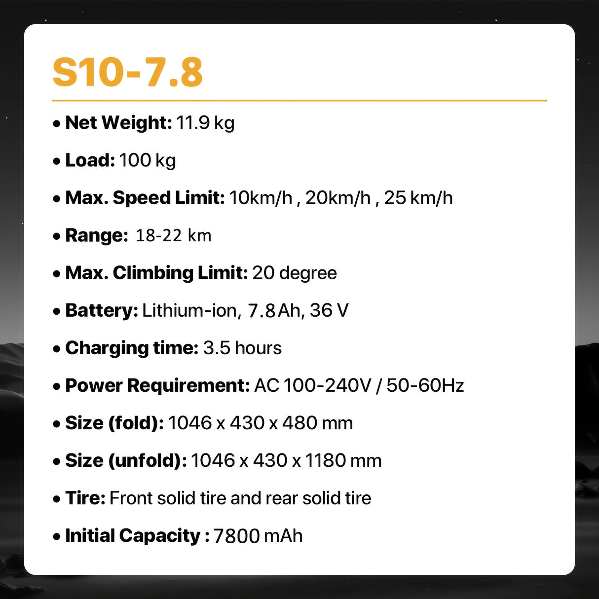 MEGAWHEELS S10 Foldable Electric Scooter For Adults With 8" Solid Tires, 15.5mph Top Speed, 3 Speed Modes And Up To 15miles Range Only 26.46LB Lightweight E-scooter For Commuting And As A Christmas Gift.