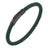 Woven Frosted Black Buckle Simple Leather Bracelet - Lootquake