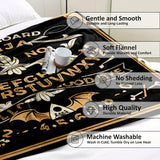 1pc Ouija Spirit Board Design Throw Blanket, Polyester Digital Print, Charming Style, Perfect Birthday Gift, Cozy Nap Blanket