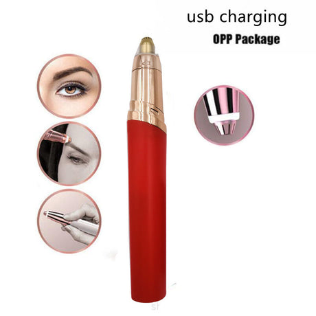 Eyebrow Epilator Maquiagem Profissional Completa Trymer Do Brwi Eye Brow Trimmer For Rasoir Visage Femme Make Up Eye Brow Shaper - Lootquake