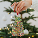 Santas Around the World - Hawaiian Inspired Santa - Wooden Ornaments Set of 3 by G. DeBrekht Christmas Santa Snowman Decor - 8091313S3