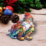 Christmas Gnomes Wooden Clip-on Ornaments Set of 3 by G. Debrekht - Christmas Decor - 8091031C-S3