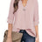 Women's Long Sleeved Simple And Versatile Casual Pearl Button Shirt - Lootquake