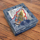 Adorno de cristal "Amor entre las ramas" de G. Debrekht - Decoración navideña - 762-032