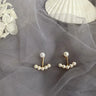 French retro pearl earrings female earrings - Lootquake