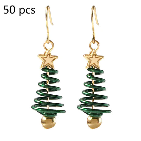 Christmas Earrings Tree Star DIY Earrings - Lootquake