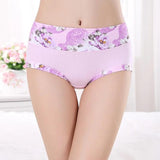 5Pcs Print Panties Women's Underwear Cute Cotton Panties Plus Size Briefs Girl Ladies Lingeries Panty Sexy Underpants For  Women
