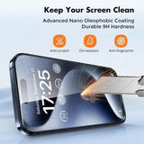 5pcs Tempered Glass Screen Protectors for iPhone 15 Pro Max & 14/13/12/11/16/7/8/X/XR/XS Max/Mini - Ultimate Protection