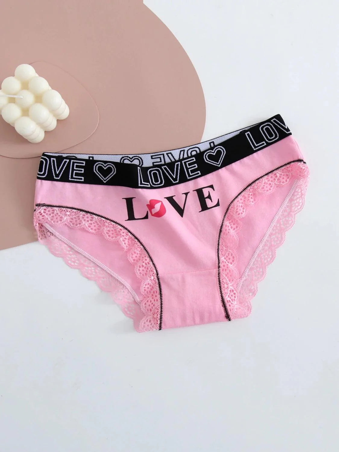 5pcs women cotton Panties Fashion Letter Printed Belt Ladies underwear Breathable Intimates Lingeries