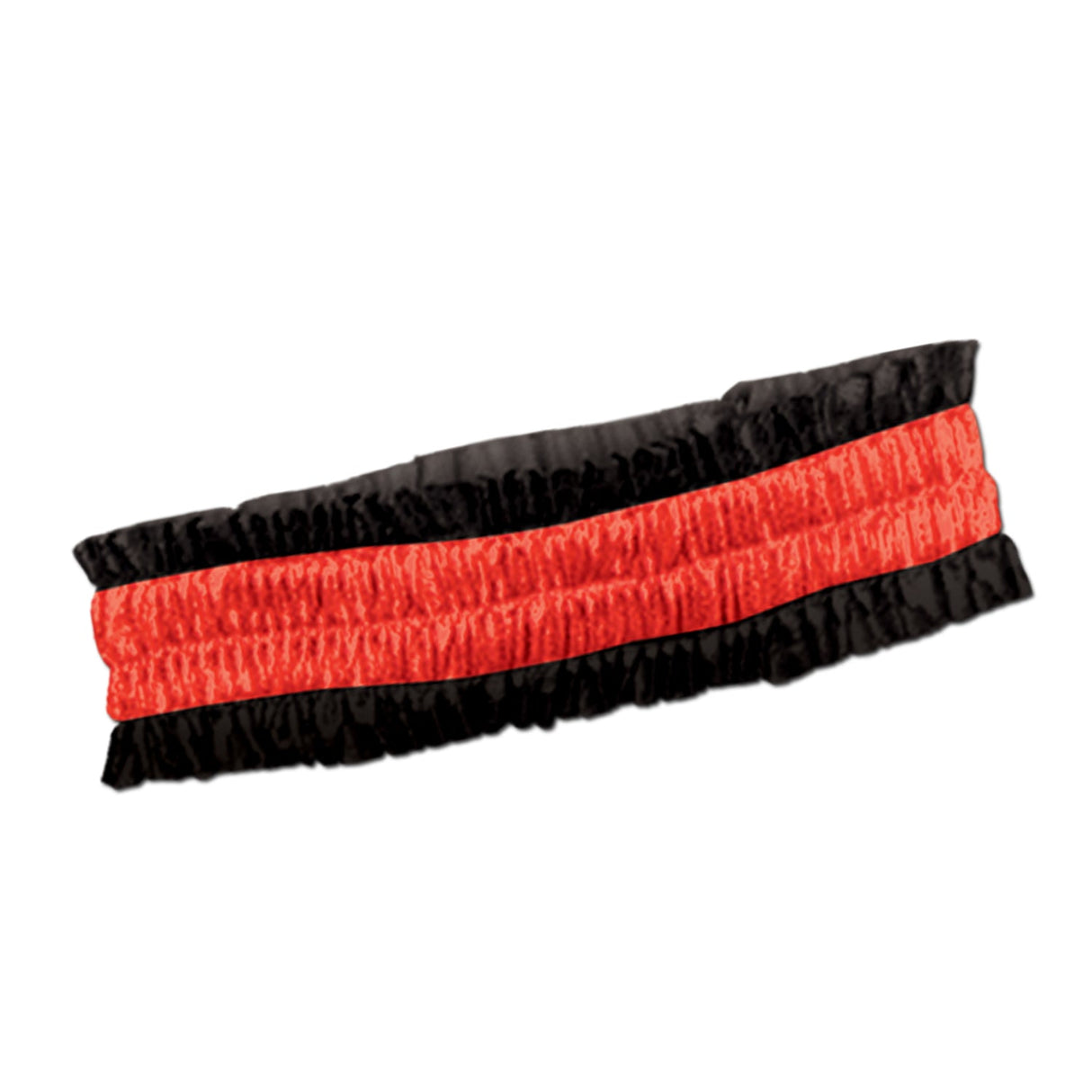 Black and Red Casino Dealer Carnival Barker Arm Band Garter Costume Accessory