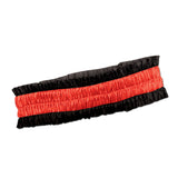 Black and Red Casino Dealer Carnival Barker Arm Band Garter Costume Accessory