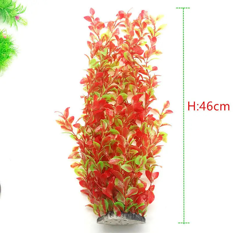 Aquarium fish tank ornament simulation plant - Lootquake