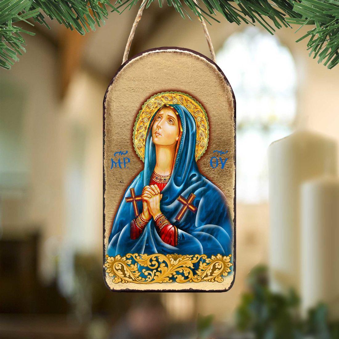 Maria Magdalena Religious Christian Sacred Icon Ornament - Inspirational Icon Decor - 87014