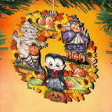 Adornos de madera para corona de Halloween de G. DeBrekht - Decoración de Halloween para Acción de Gracias - 8185316