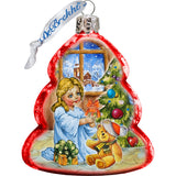 Kids Play Mercury Glass Ornaments Set of 3 by G. DeBrekht - Christmas Decor - 770117S3
