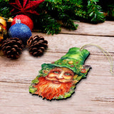 Happy St. Patrick Day Wooden Ornaments by G. DeBrekht Easter Spring Decor - 8652779