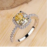 Rings For Women Bridal Wedding Anelli Trendy Jewelry Engagement Ring White Gold Color Anillos - Lootquake