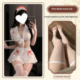 Sexy Lingerie And Nurse Uniform Set - Lootquake